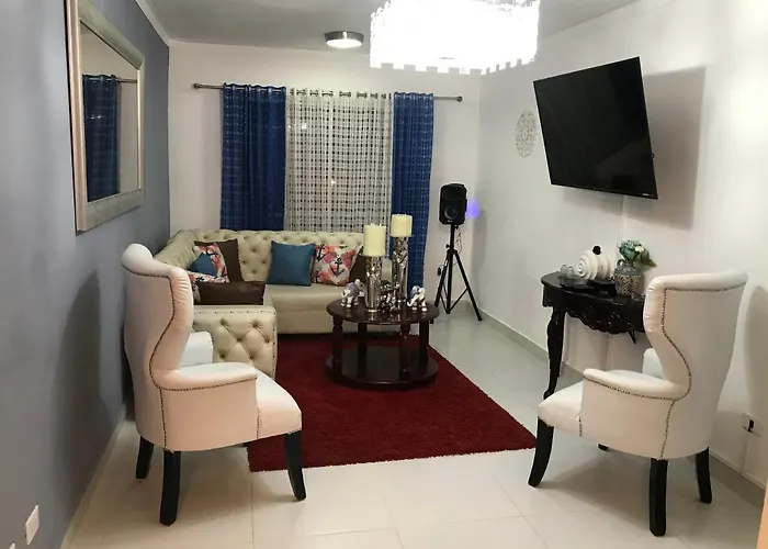 Lujoso Apto Con Terraza Para Barbecue