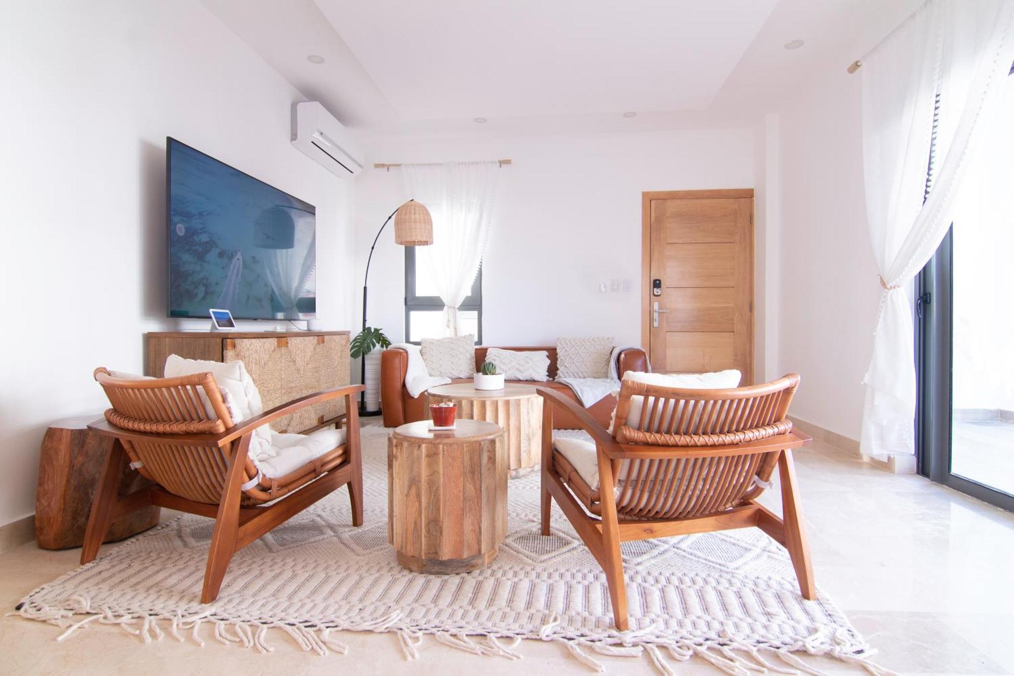 New Beachfront Penthouse Punta Popy * Las Terrenas