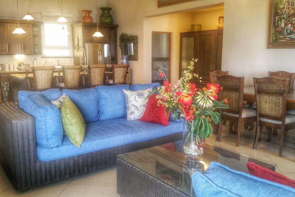 Ocean Front Two Bedroom Penthouse Apartment Sosua