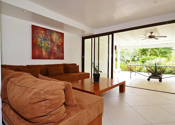 Las Terrenas Front Beach And Garden Villa