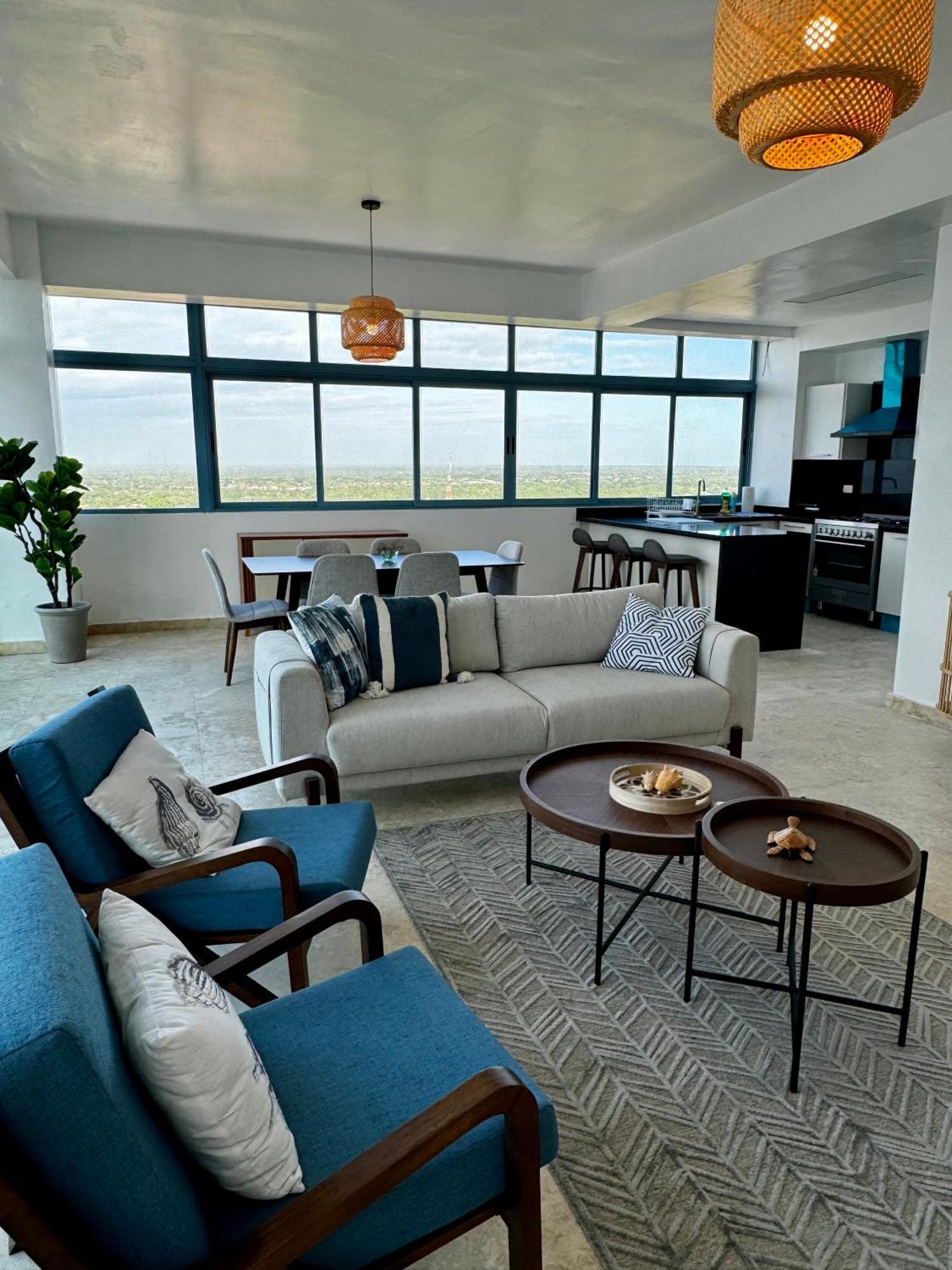 Juan Dolio, Access 2 Bedroom Salitre Tower Front Of Club Hemingway Apartment