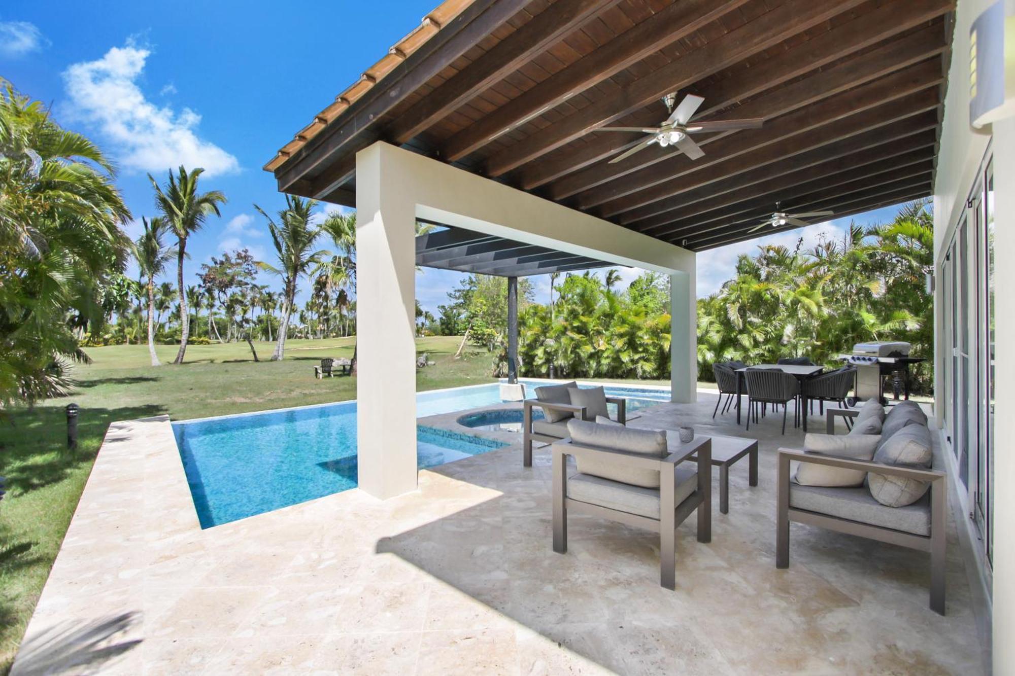 Stunning 3-bedroom With Pool, Jacuzzi And Maid Near Bavaro Villa Punta Cana