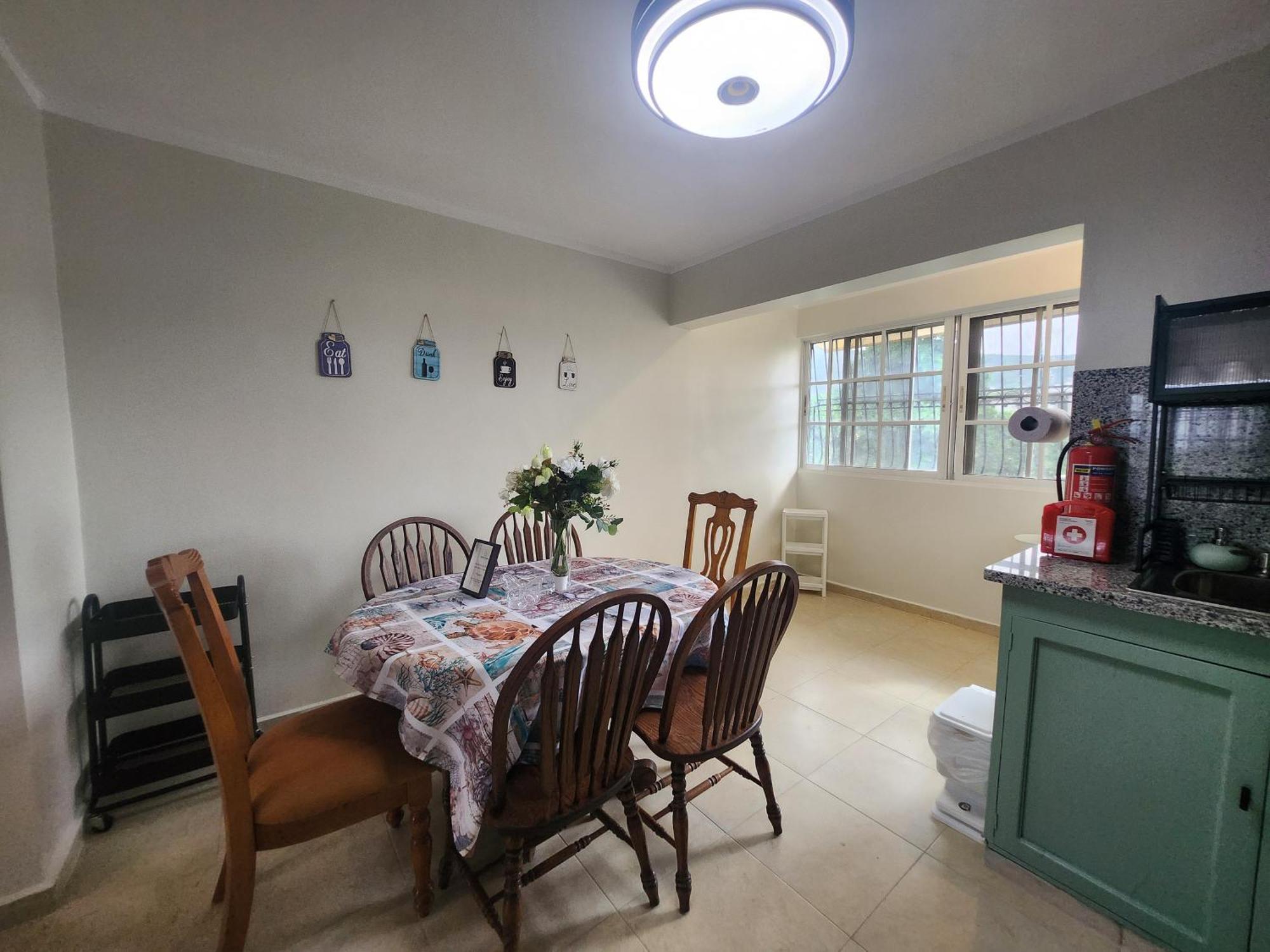 Casita Linda Larimar - 2Br Apartment With Rooftop, Bay Views, Fast Wifi, Near Beach In Barahona