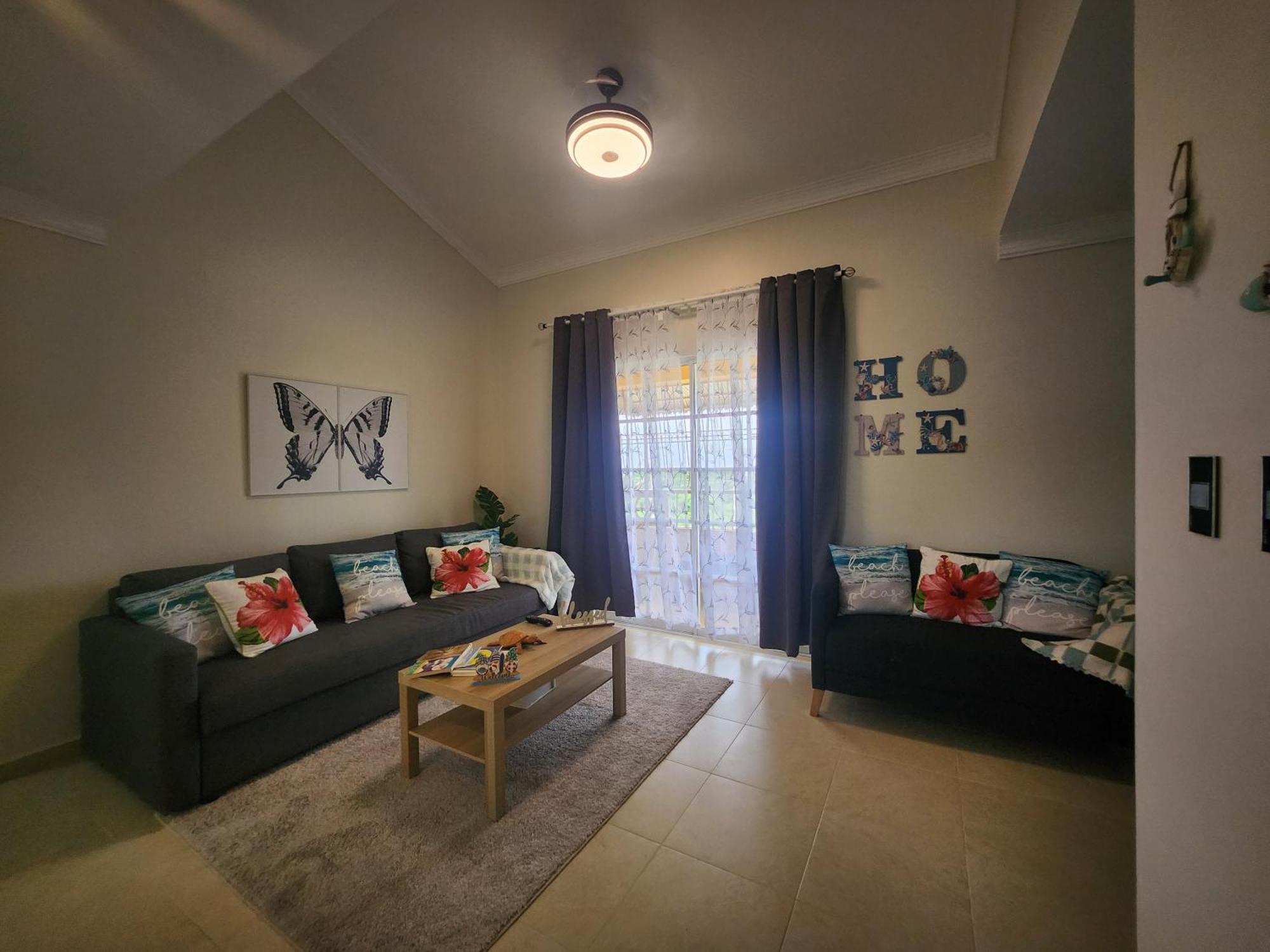 Apartment Casita Linda Larimar - 2Br Apartment With Rooftop, Bay Views, Fast Wifi, Near Beach In Barahona Barahona