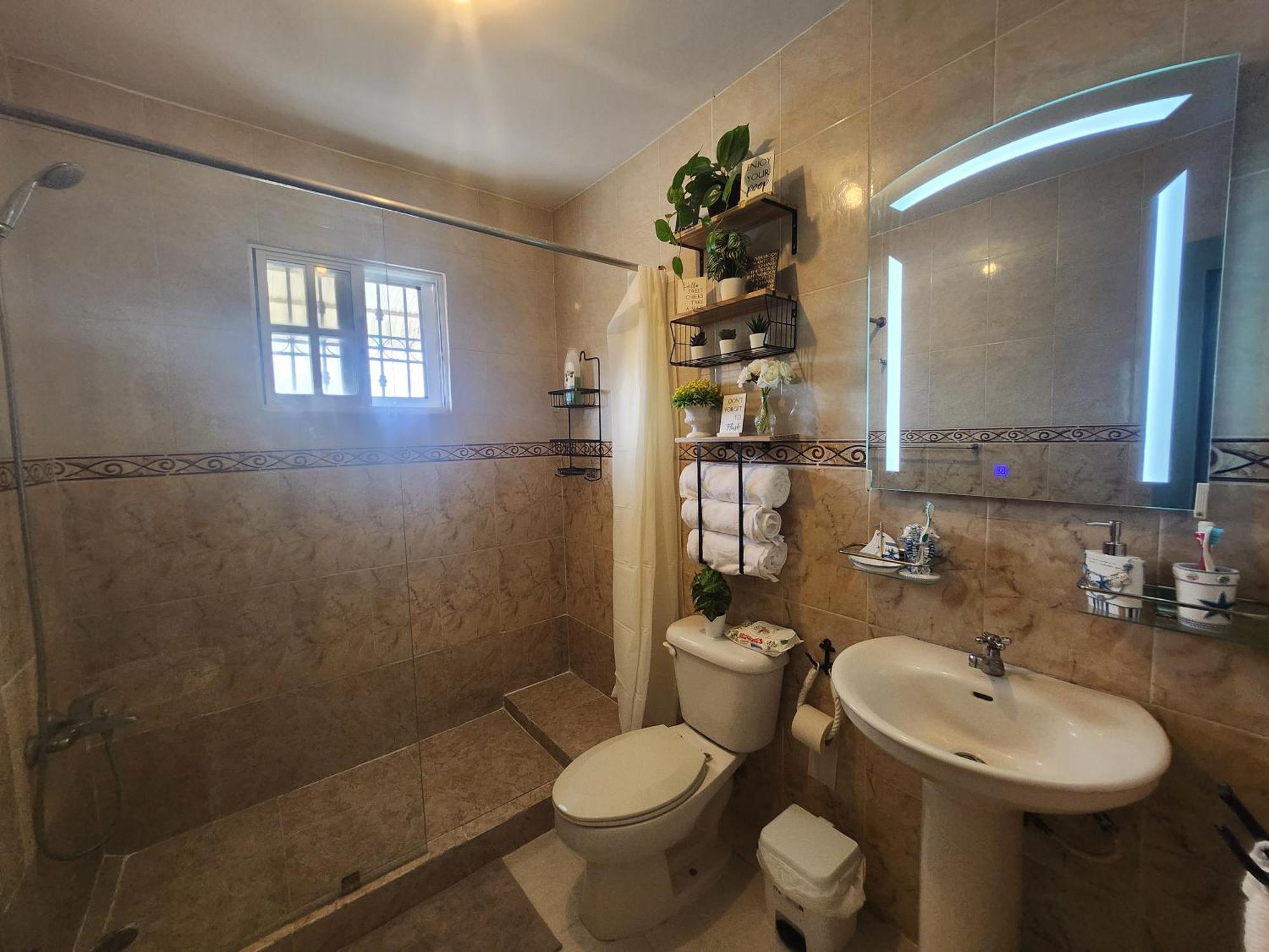 Casita Linda Larimar - 2Br Apartment With Rooftop, Bay Views, Fast Wifi, Near Beach In Barahona