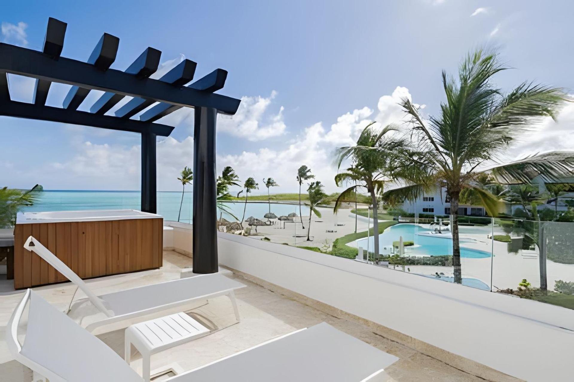 Punta Palmera Front And Pool Views Cap Cana * Punta Cana