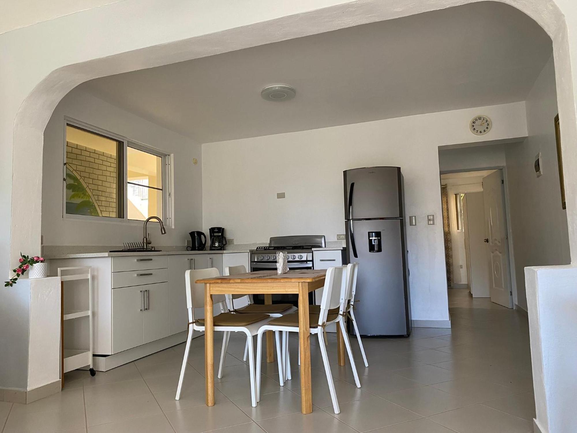 1br At Costa Near Playa Cofresi, Puerto Plata, With A Pool, Balcony And A Rooftop Terrace
