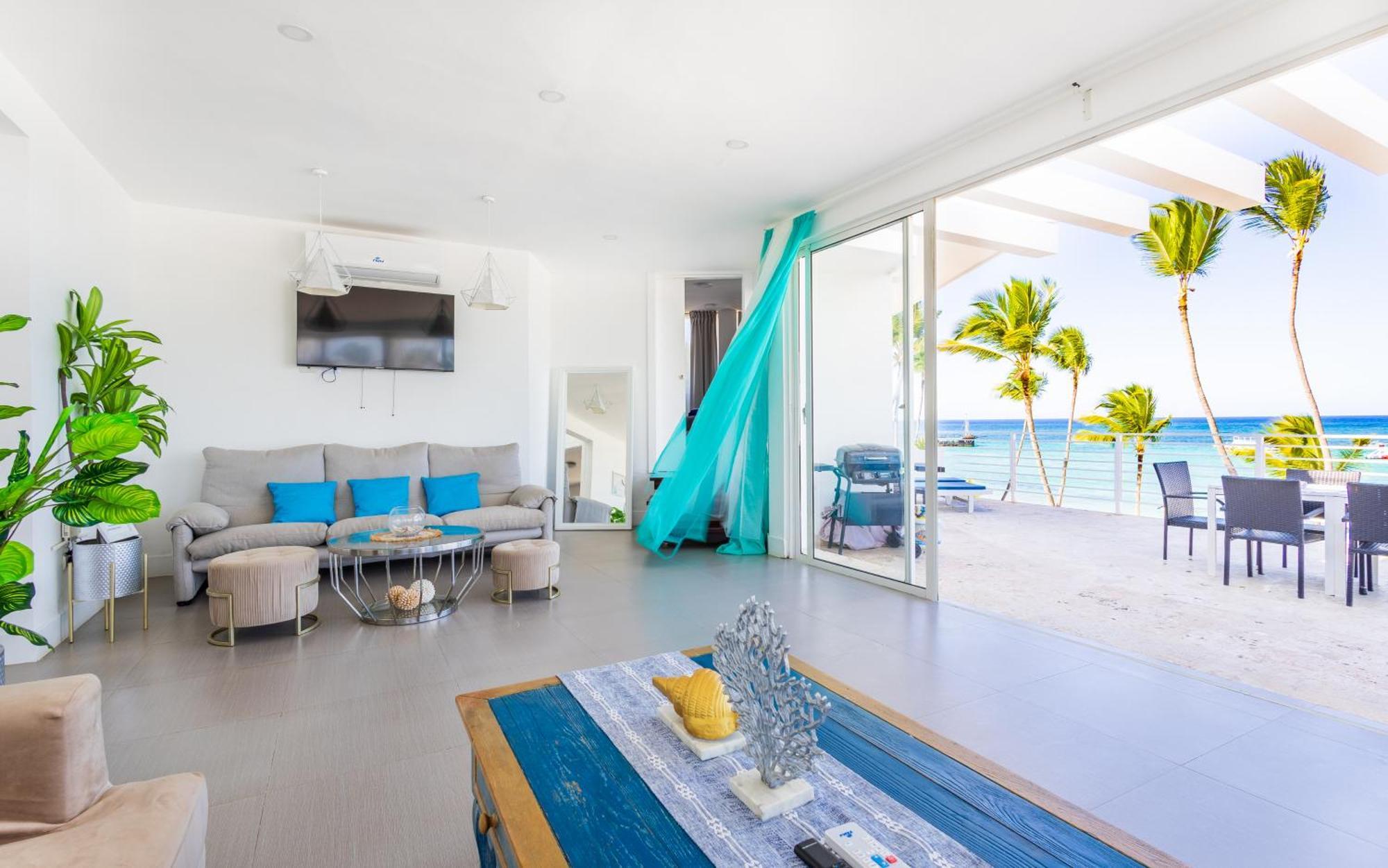 Apartment Dream Beachfront - 4-bedroom Penthouse With Rooftop Bbq & Ocean Views Punta Cana