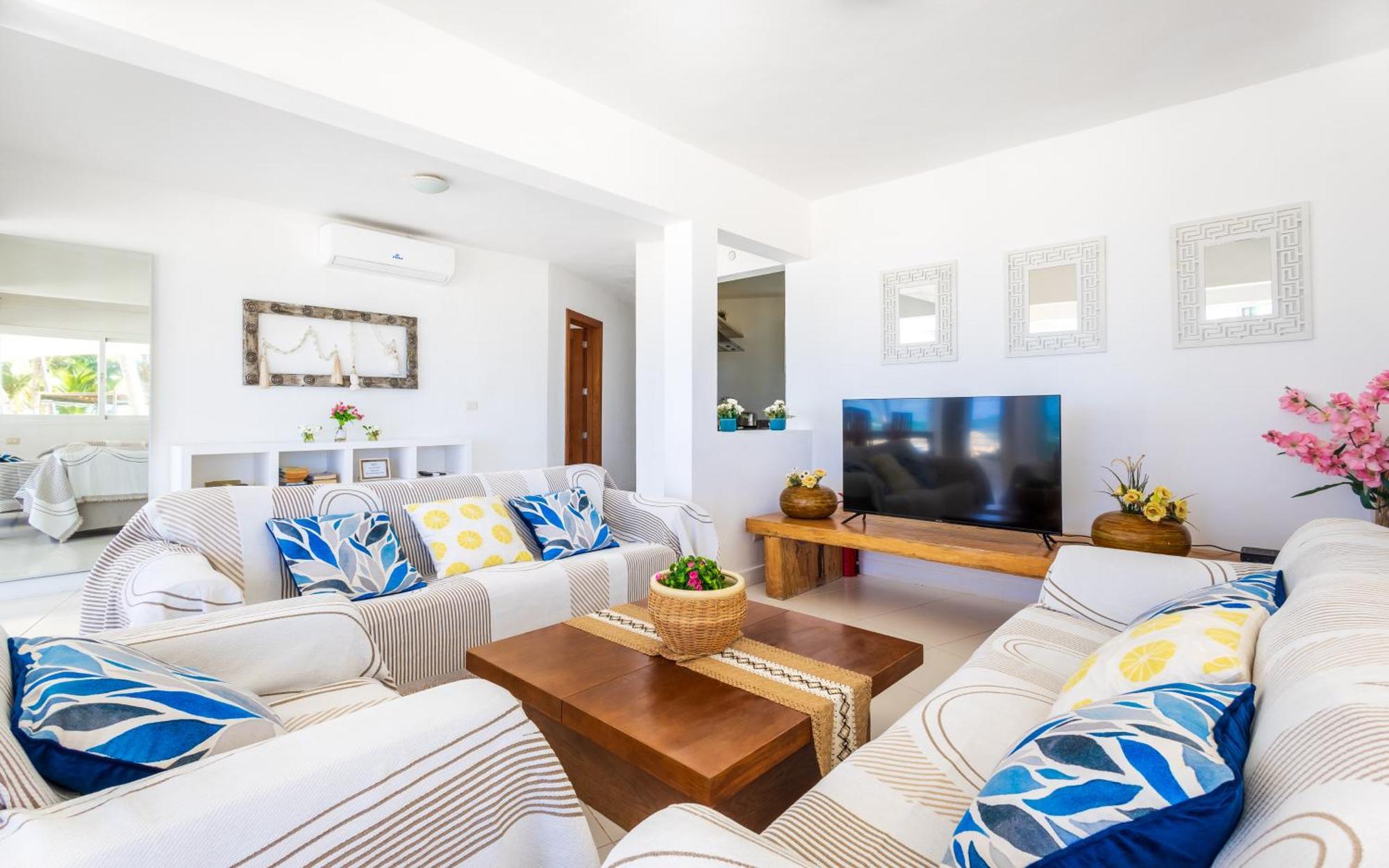 Prime Ocean View - 3-bedroom Getaway With Private Terrace On Bavaro Apartment Punta Cana