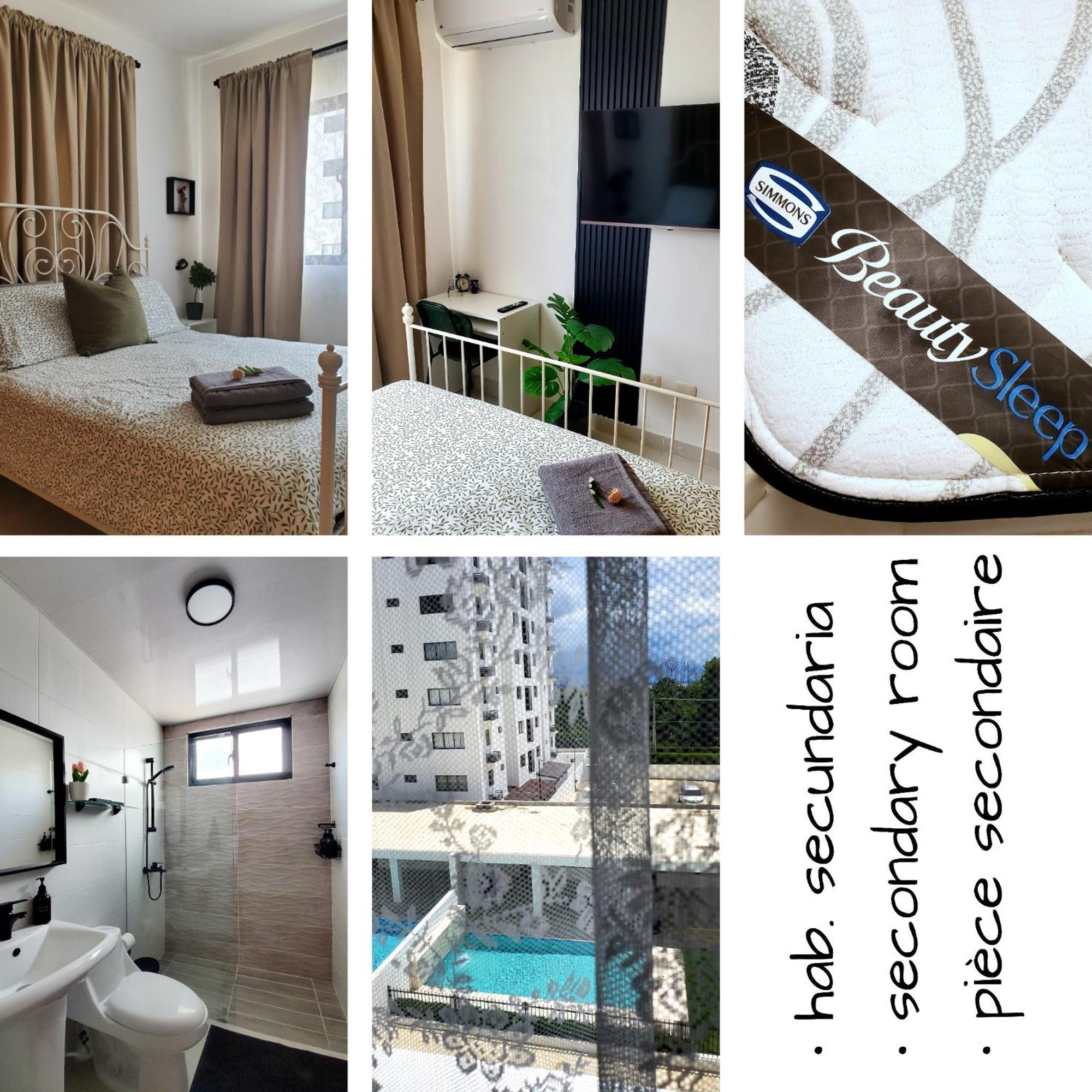 King Bed With Ac, Wifi And Gym, No Blackouts, Garden Towers I, Santiago Rd Apartment