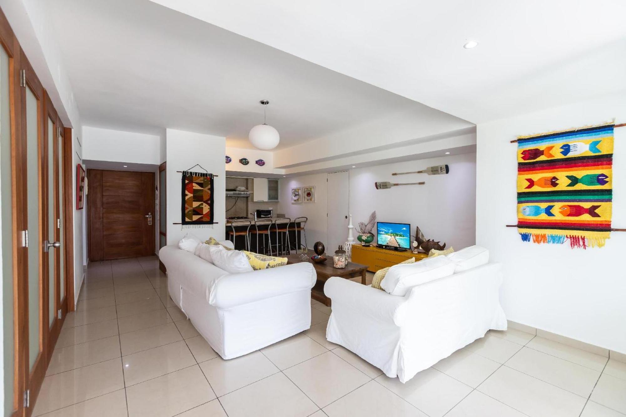 Apartment Beachfront 4beds Jacuzzi Privacy Full Kitchen
